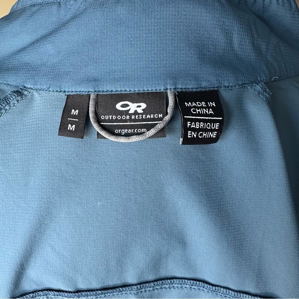 Outdoor Research Women's Lightweight‎ Blue Windbreaker Jacket sz M - Picture 6 of 9